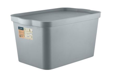 Ящик для хранения Keeplex Trendy 24 л 45,2х29,8х24,4 см серый топаз                         